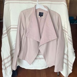 The Limited - Blush colored Vegan leather jacket